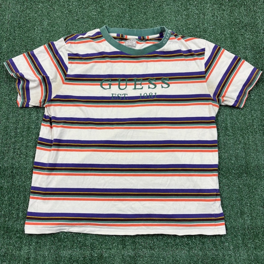 Vintage Guess Striped T-shirt